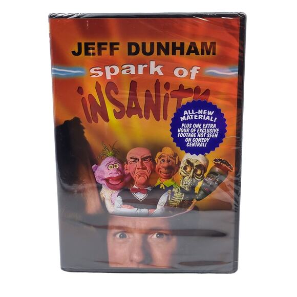 Jeff Dunham Spark of Insanity DVD Brand New Sealed Comedy Comedian Puppets - Picture 1 of 2